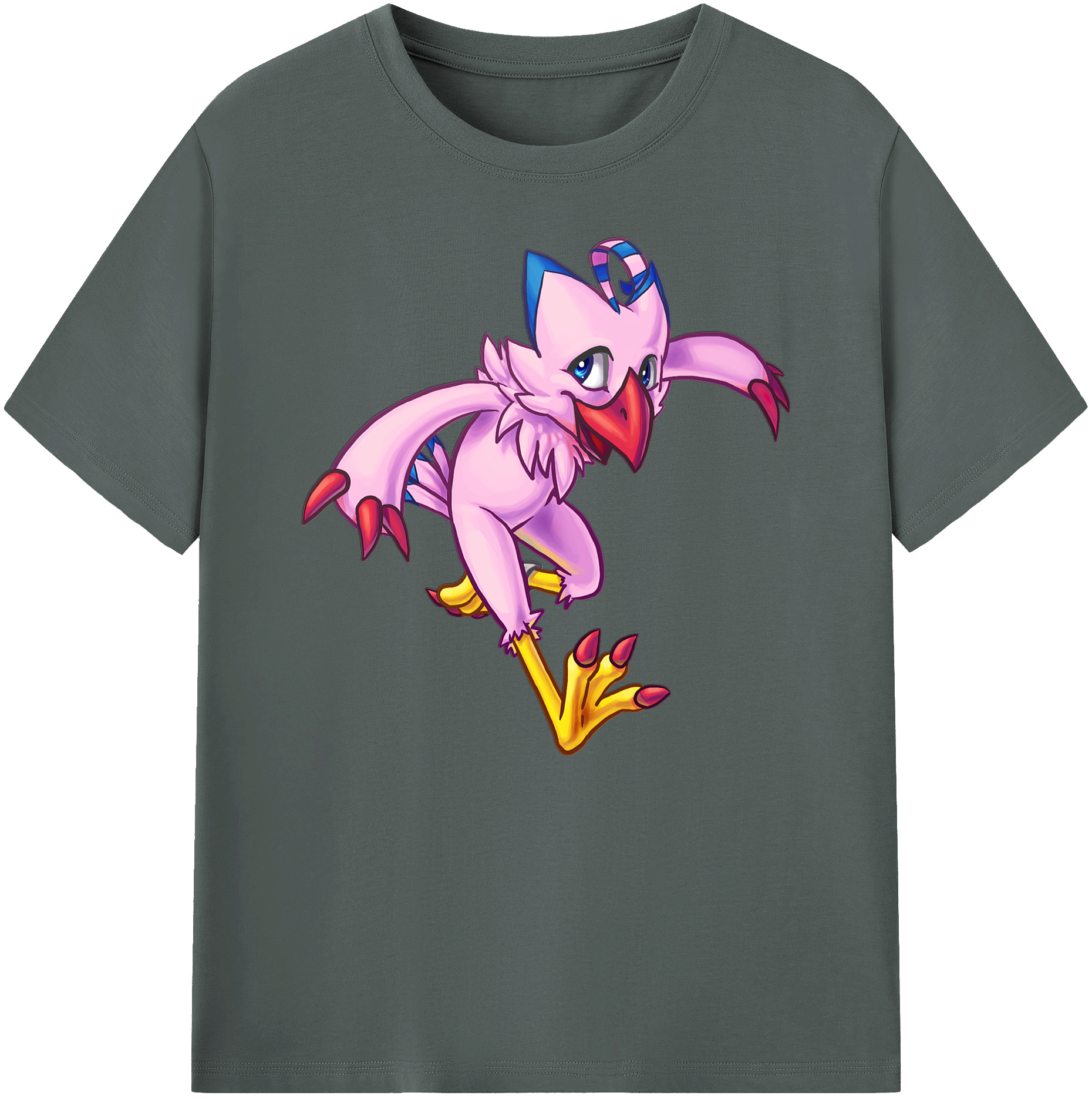 （画像用） Digimon デジタルモンスター/デジモン 綿100％ メンズ半袖Tシャツ｜肌触りやわらか＆通気性